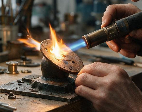 Thermische Färbung im SWISSORA Atelier